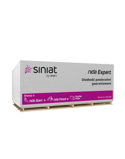 Zdjęcie: Płyta g-k 12,5x1200x2600 mm Nida Expert  SINIAT