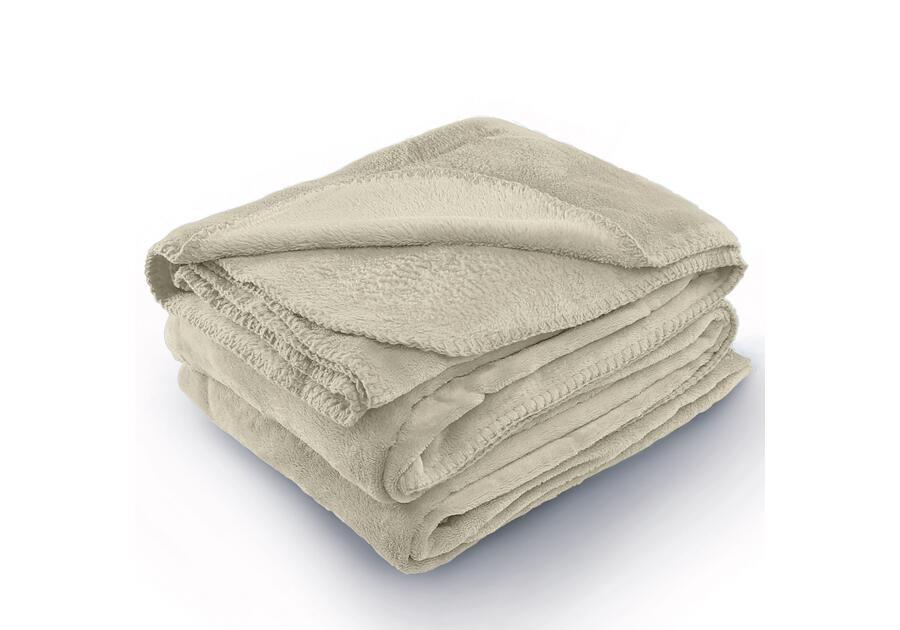 Zdjęcie: Koc Tyler beige 170x210 cm AMELIA HOME