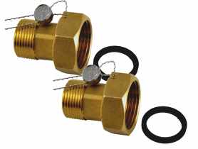 Półśrubunek mosiężny 1/2 do wodomierza z uszczelką FERRO