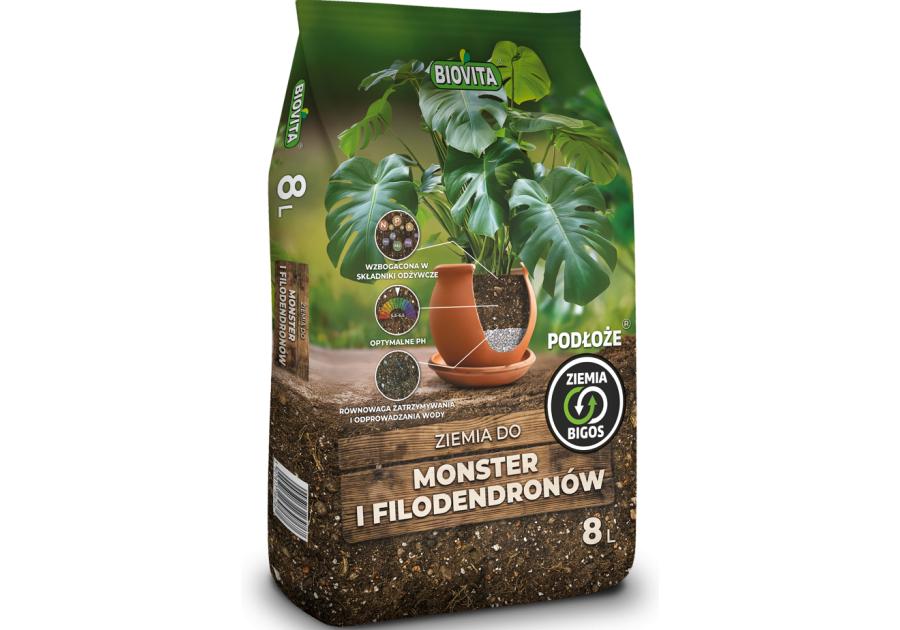 Zdjęcie: Ziemia do monster i filodendronów Bigos 8L BIOVITA