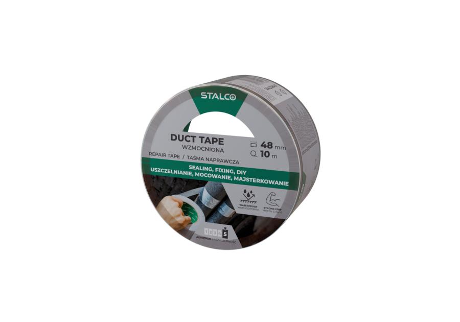 Zdjęcie: Taśma naprawcza duct tape 48 mm x 10 m STALCO