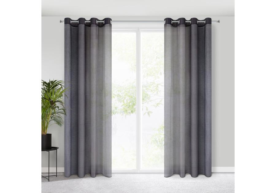 Zdjęcie: Firana gotowa Rebecca 140x250 cm ciemnofioletowy EUROFIRANY