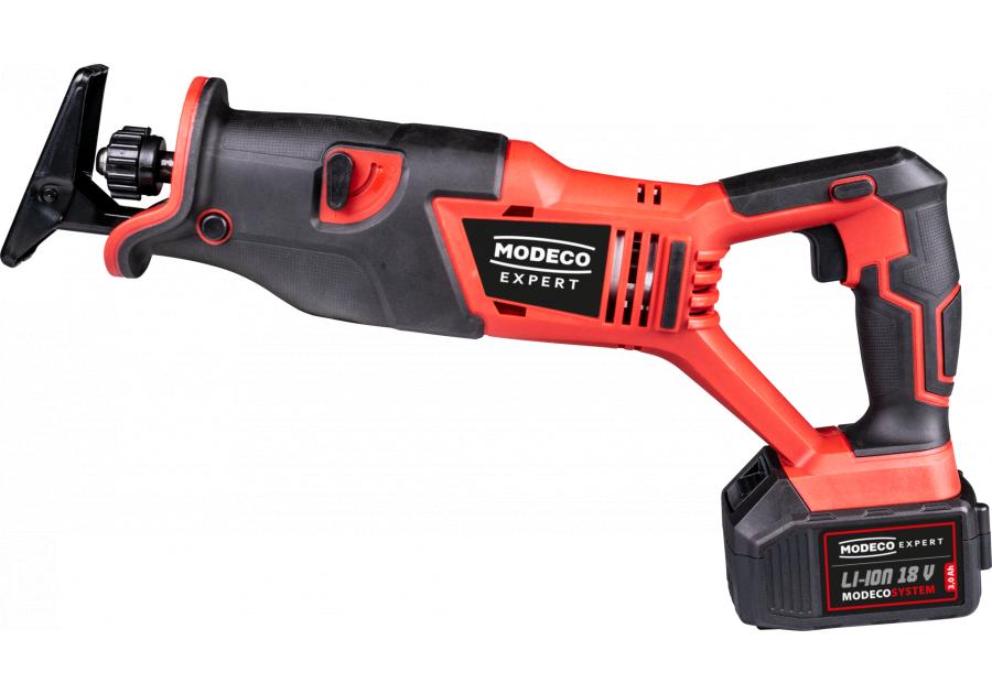 Zdjęcie: Pilarka szablowa 18 V, głębokość 150 mm suw. 20 mm MODECO EXPERT