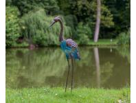 Zdjęcie: Figurka czapli Heron 0,45 x 0,22 x 0,90 m NORTENE