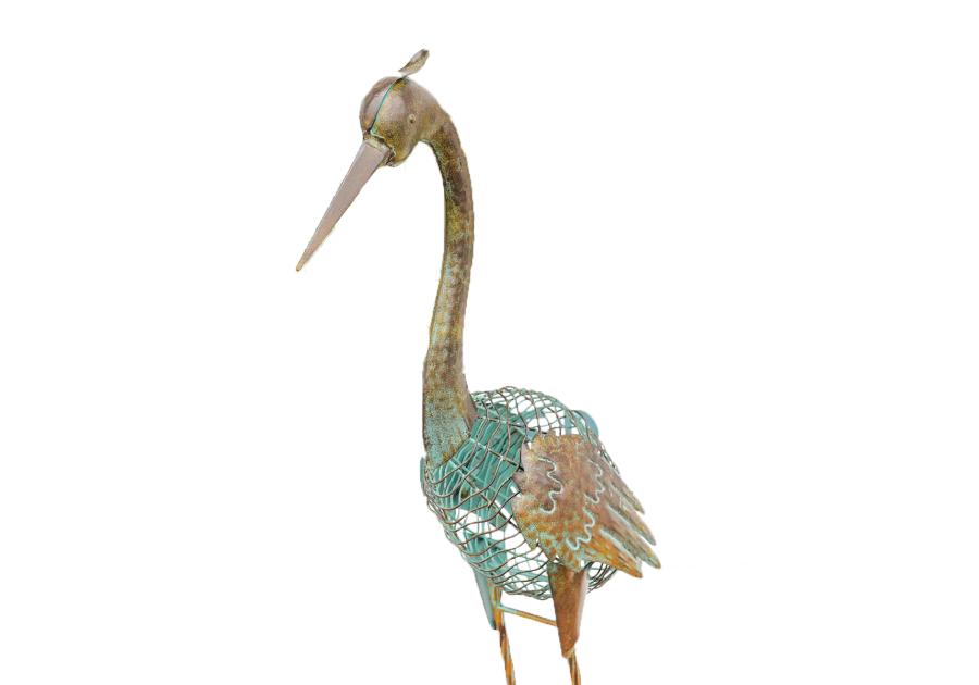 Zdjęcie: Figurka czapli Heron 0,45 x 0,22 x 0,90 m NORTENE
