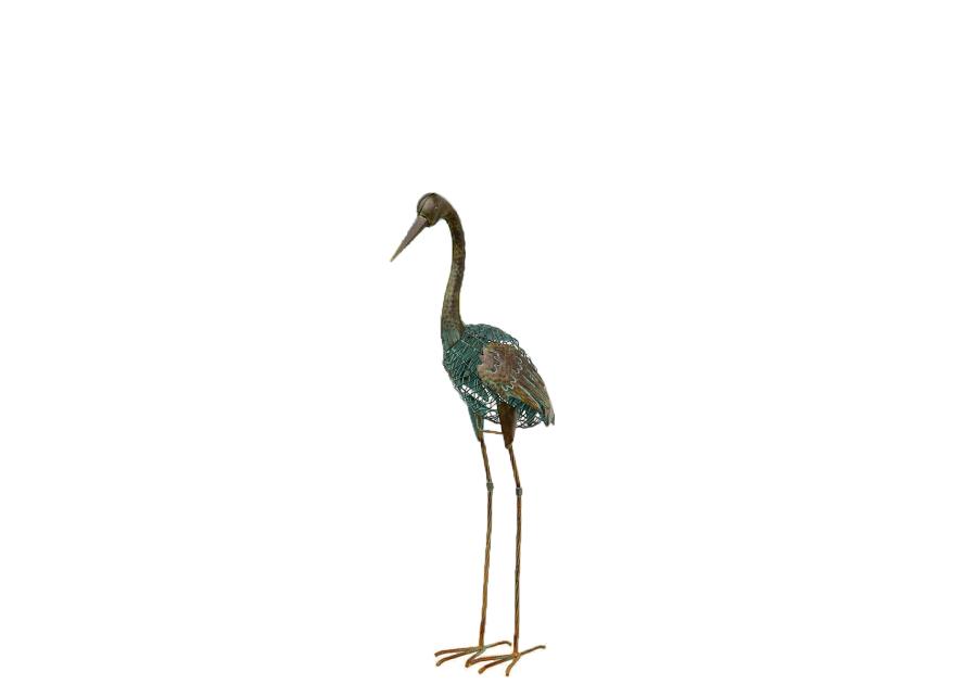 Zdjęcie: Figurka czapli Heron 0,45 x 0,22 x 0,90 m NORTENE