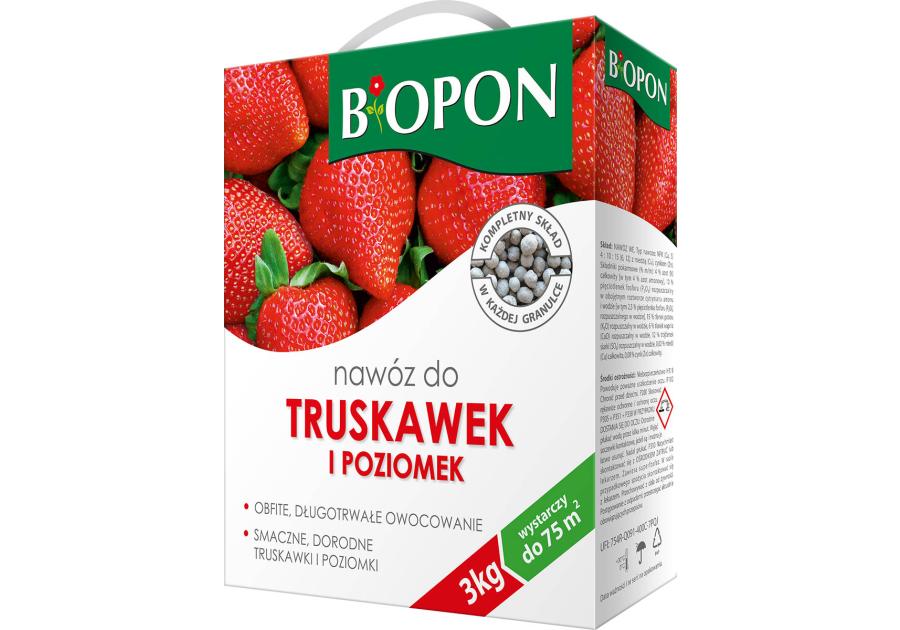 Zdjęcie: Nawóz do truskawek i poziomek 3 kg granulat BOPON