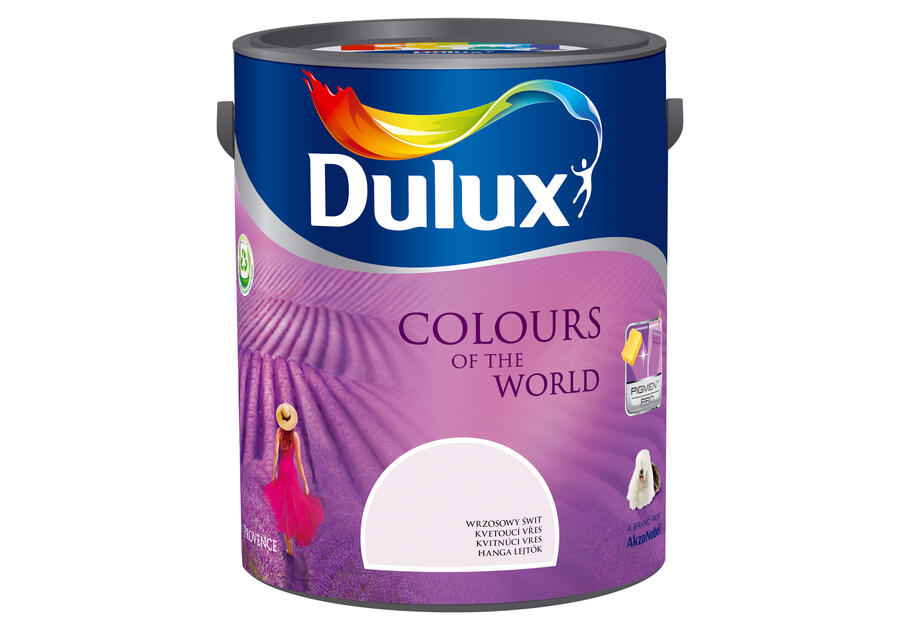 Zdjęcie: Farba do wnętrz Kolory Świata 5 L wrzosowy świt DULUX