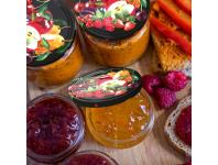 Zdjęcie: Zakrętka fi66 owoce na czarnym tle mix - 10 szt. BROWIN