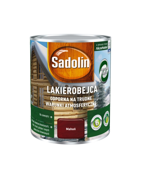 Zdjęcie: Lakierobejca odporna na trudne warunki atomosferyczne 0,75 L mahoń SADOLIN