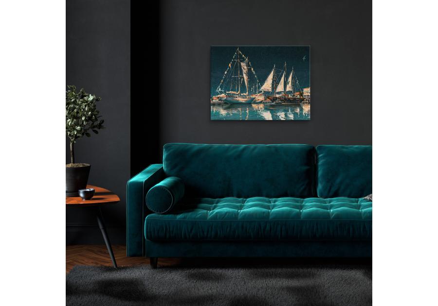 Zdjęcie: Obraz na płótnie Canvas 60x80 cm Night Ship STYLER