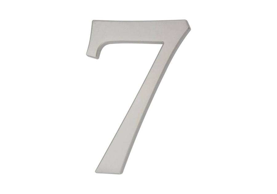 Zdjęcie: Cyfra aluminiowa 7 srebrna 190 mm METRO
