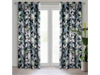 Zdjęcie: Zasłona gotowa Sally 140 x 270 cm czarny EUROFIRANY