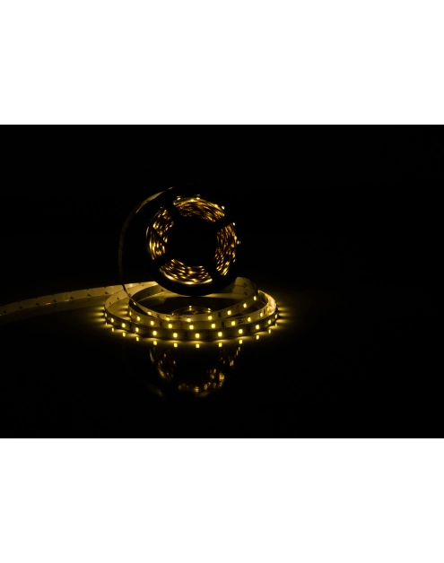 Zdjęcie: Taśma LED 50 m premium 12 V dioda 28x35 IP20 4,8 W/m ciepła biała POLGAR