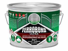 Farba antykorozyjna Ferrobond Ultra półmat stalowy 2,5 L JURGA