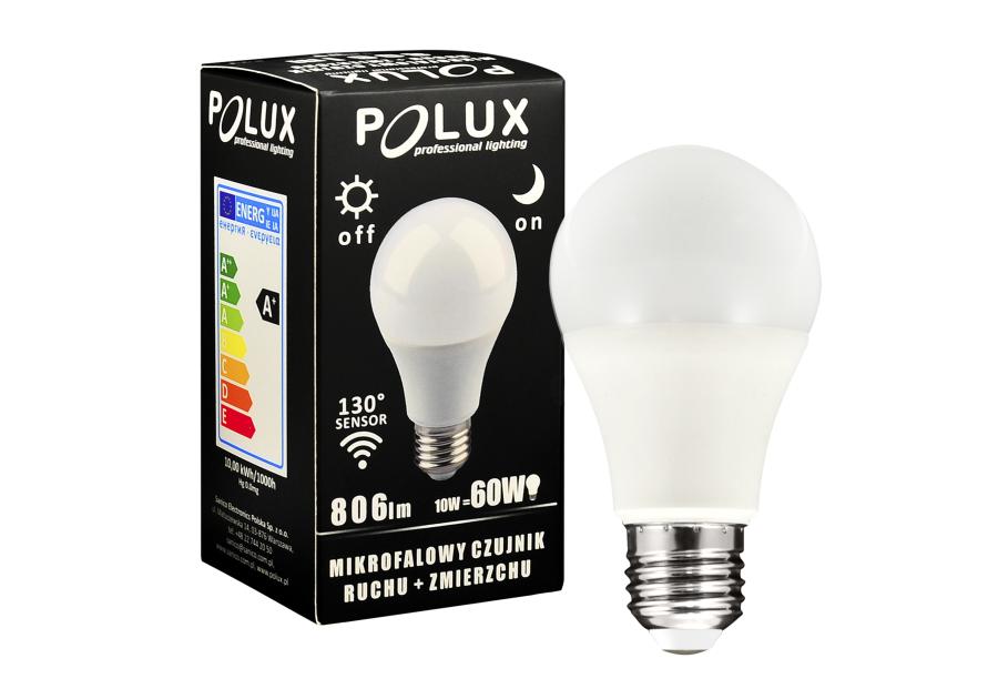 Zdjęcie: Żarówka LED Smart A60 E27 10 W WW zmierzch+mikrofala POLUX