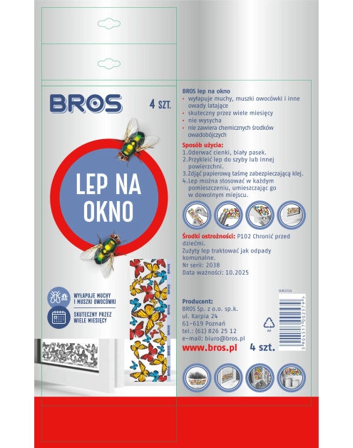 Zdjęcie: Lep na okno 4 pak BROS