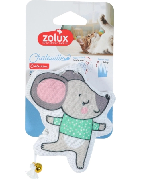 Zdjęcie: Zabawka dla kota mysz sweter 10,5 cm ZOLUX