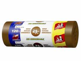 Worki do segregacji brązowy Easy Pack 120 L - 10 szt. JAN NIEZBĘDNY