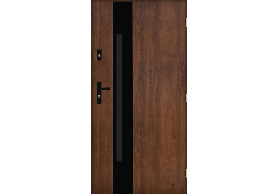 Zdjęcie: Drzwi zewnętrzne pasadena orzech 90p kpl PANTOR