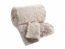 Koc Nancy 150x200 cm beżowy EUROFIRANY