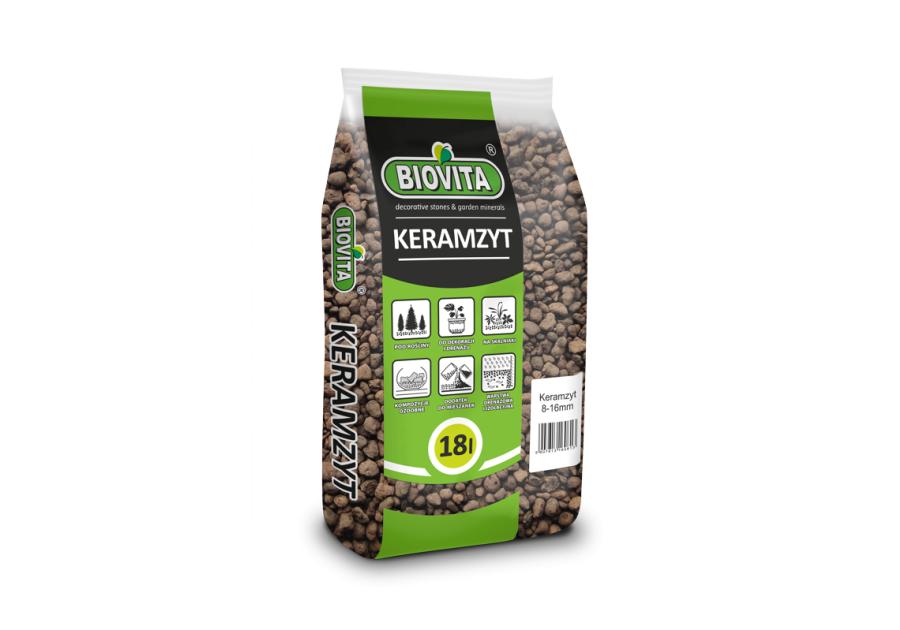 Zdjęcie: Keramzyt 8-16 mm 18 L BIOVITA