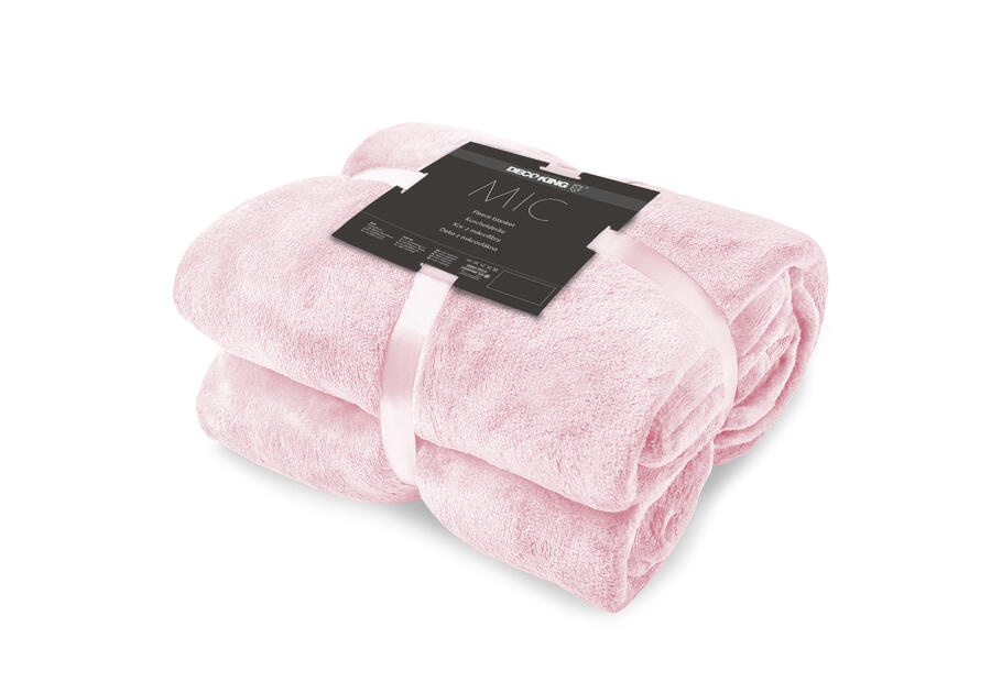Zdjęcie: Koc Mic powderpink 150x200 cm DECOKING