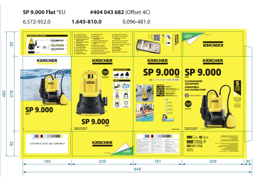 Zdjęcie: Pompa zanurzeniowa SP 9.000 Flat KARCHER