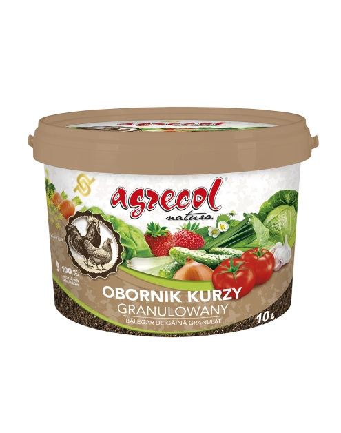 Zdjęcie: Obornik kurzy granulowany 10 L AGRECOL