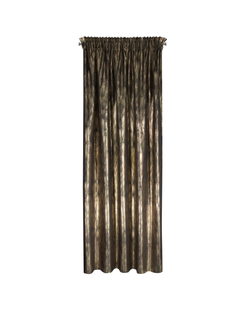 Zdjęcie: Zasłona Emilia 140x270 cm czarno-szara EUROFIRANY