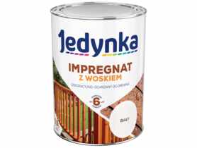 Impregnat do drewna z woskiem biały 0,9 L JEDYNKA