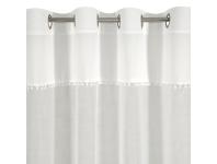 Zdjęcie: Zasłona Viki 140x250 cm biała na przelotkach EUROFIRANY