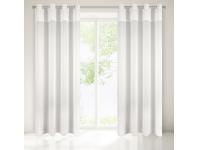 Zdjęcie: Zasłona Viki 140x250 cm biała na przelotkach EUROFIRANY