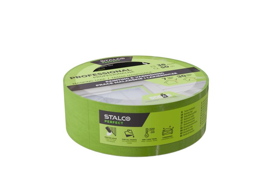 Zdjęcie: Taśma maskująca profesjonalna 38 mm x 50 m PERFECT