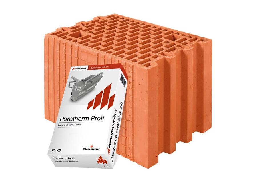 Zdjęcie: Pustak ścienny Porotherm 25 Profi WIENERBERGER