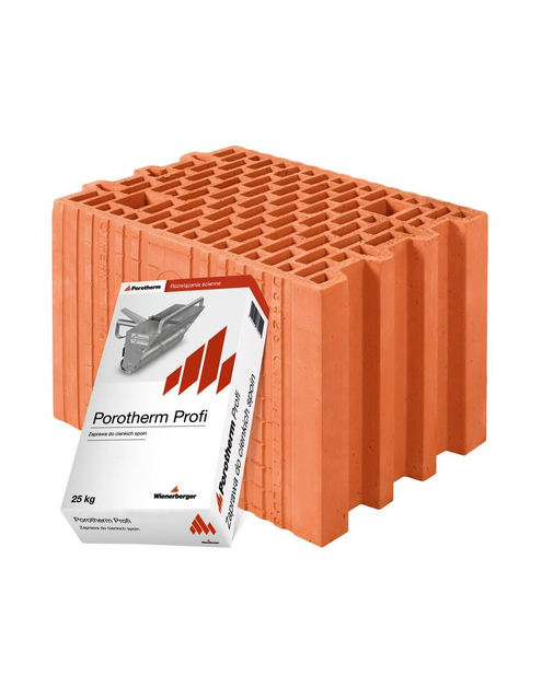 Zdjęcie: Pustak ścienny Porotherm 25 Profi WIENERBERGER