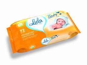 Chusteczki nawilżane z rumiankiem 72 szt. LULA BABY