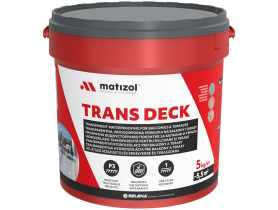 Powłoka na balkony i tarasy transparentna, wodoodporna Trans Deck 5 kg MATIZOL