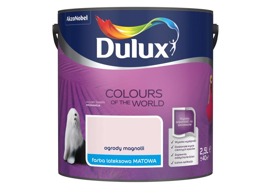 Zdjęcie: Farba do wnętrz Kolory Świata 2,5 L ogrody magnolii DULUX