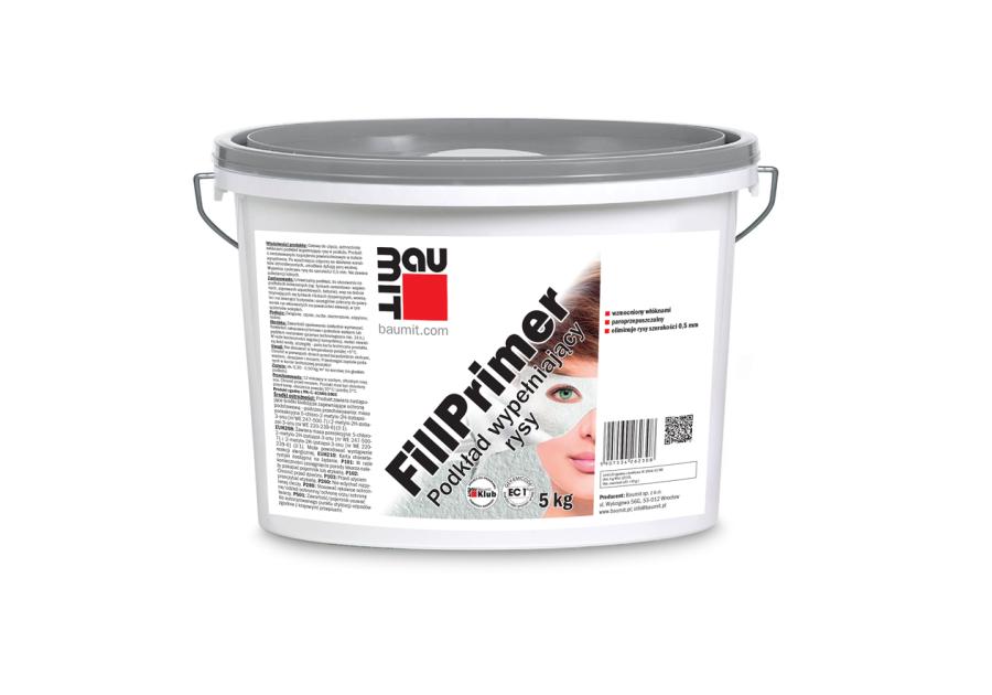 Zdjęcie: Podkład wypełniający rysy FillPrimer 5 kg BAUMIT