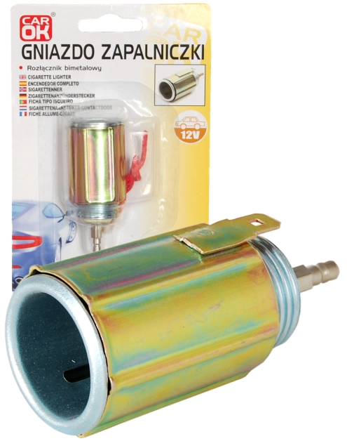 Zdjęcie: Gniazdo zapalniczki uniwersalne 12 V CAR OK