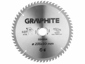 Tarcza do pilarki, widiowa, 235 x 30 mm, 60 zębów GRAPHITE