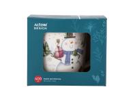 Zdjęcie: Kubek baryłka szeroka 400 ml dekoracja bałwanek ALTOM DESIGN