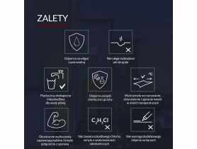 Folia do izolacji poziomej fundamentów modyfikowana 25 cm x 30 m x 1 mm TYTAN PROFESSIONAL