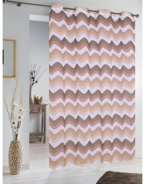 Zdjęcie: Zasłona dekoracyjna Patos 140x250 cm brąz CKR/LASHER