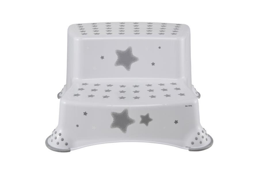 Zdjęcie: Podest dziecięcy Igor stars dwustopniowy z funkcją antypoślizgową biały KEEEPER