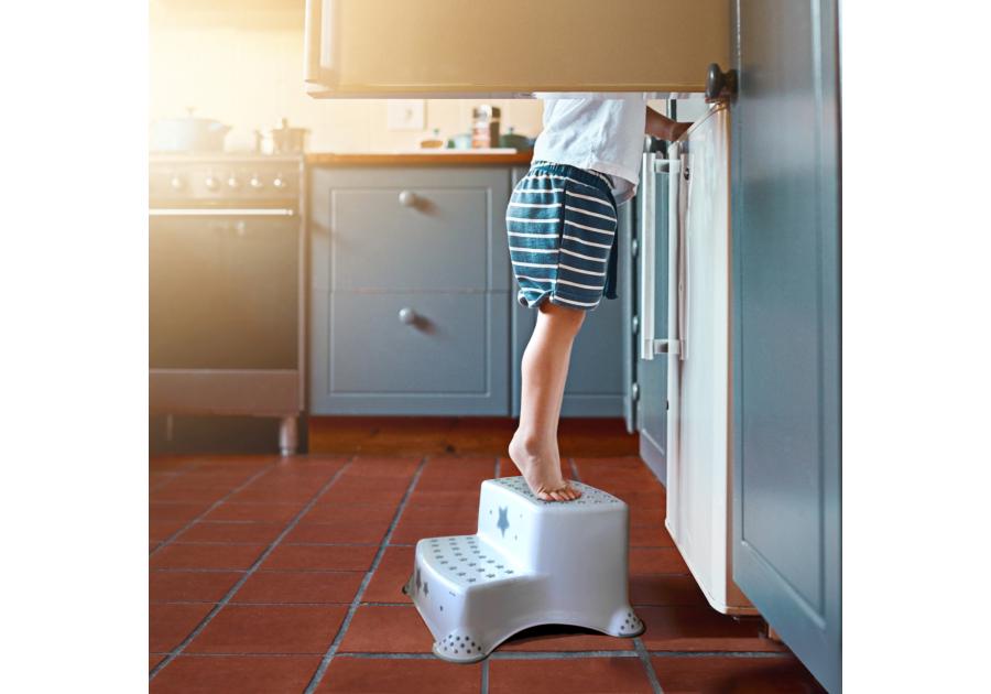Zdjęcie: Podest dziecięcy Igor stars dwustopniowy z funkcją antypoślizgową biały KEEEPER