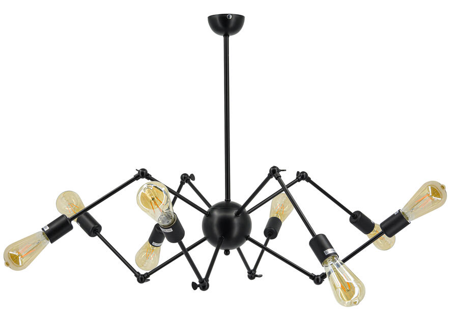 Zdjęcie: Lampa sufitowa Spider 6767/8 black ELEM