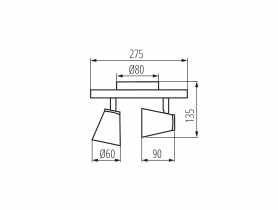 Oprawa halogenowa Enali EL-2I B KANLUX