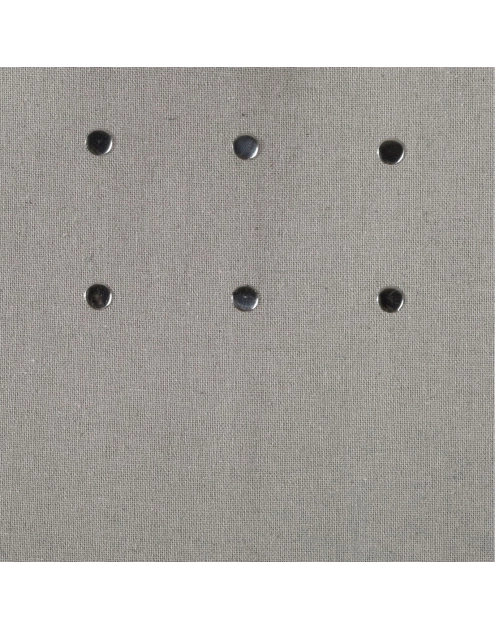 Zdjęcie: Zasłona Megan 140x250 cm stalowa na przelotkach EUROFIRANY